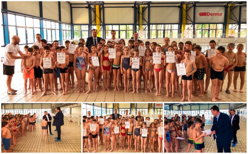 Pedesetčetiri učenika iz općine Maruševec završilo školu plivanja