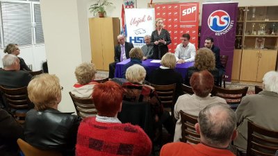 Koalicija SDP-Reformisti-HSU održala predizborne skupove u Zbelavi i 4. mjesnom odboru