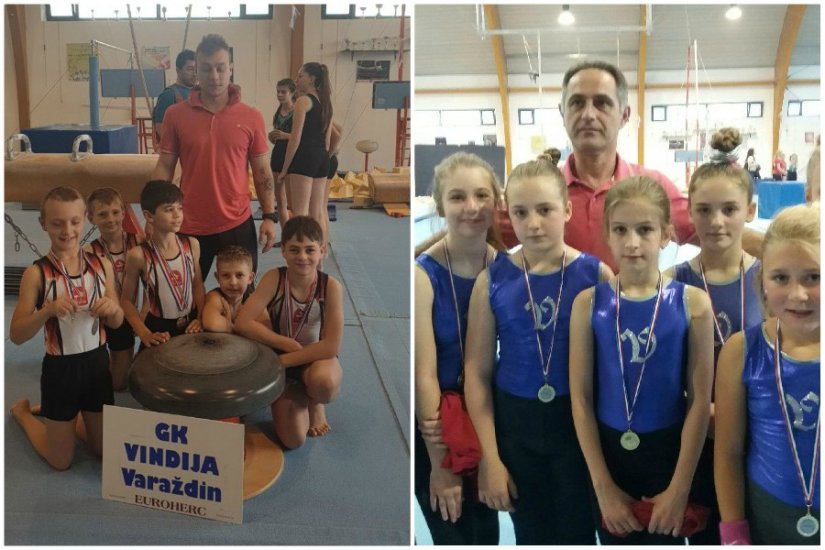 Odlični rezultati gimnastičara Vindije na IX. Aton kupu u Nedelišću