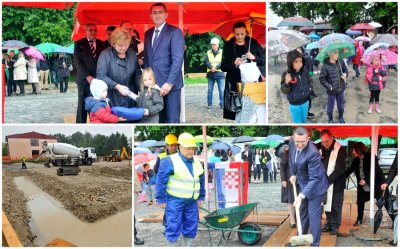 FOTO: U Vidovcu položen kamen temeljac za novi vrtić, jedan od najvećih u Hrvatskoj