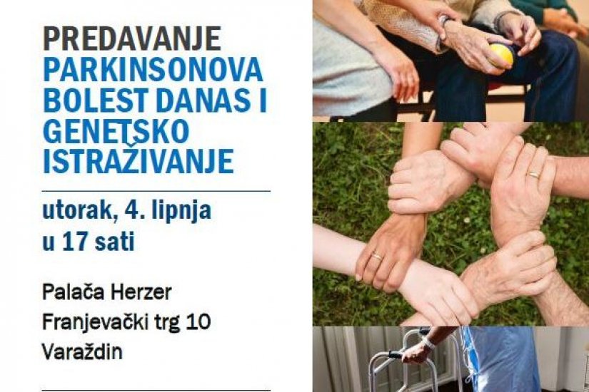 U palači Herzer 4. lipnja predavanje &quot;Parkinsonova bolest danas i genetsko istraživanje&quot;