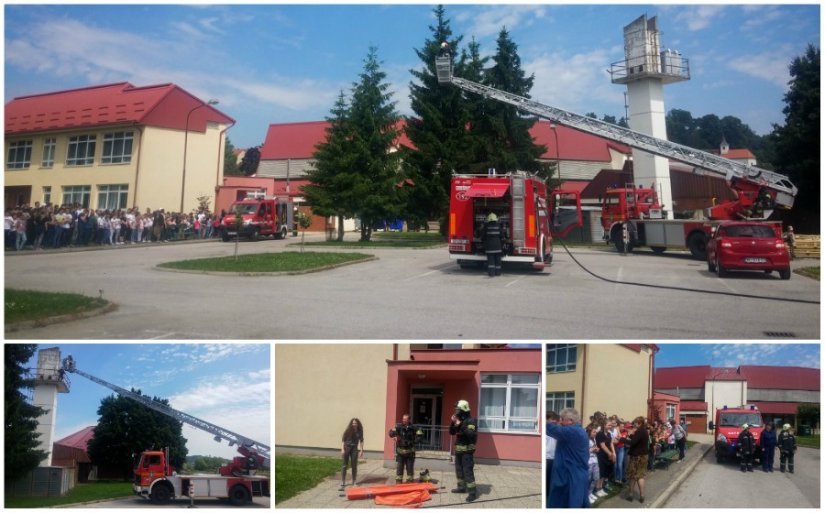 Učenici topličke škole učili kako postupiti u slučaju izbijanja požara