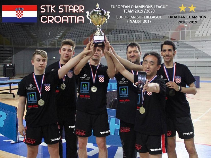 Varaždinski STK Starr koji je dvije godine zaredom osvojio naslov prvaka Hrvatske