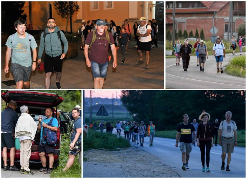 FOTO Varaždinci pješke krenuli na 330. Zavjetno hodočašće Majci Božjoj Bistričkoj