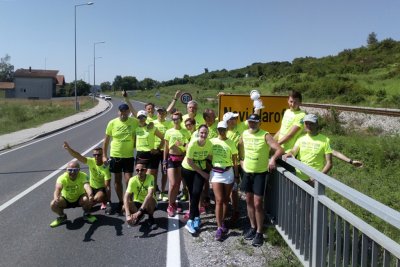 FOTO: Sudionici međunarodne utrke Freedom Charity Run i u Novom Marofu