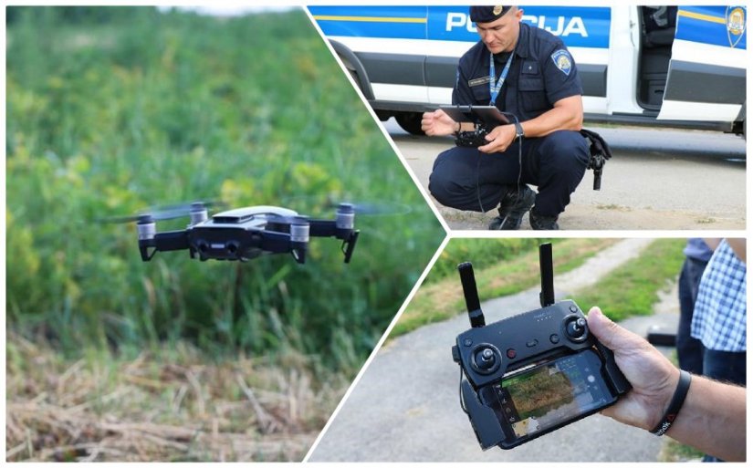 Međimurska policija dronom u borbu protiv krađa s poljoprivrednih površina