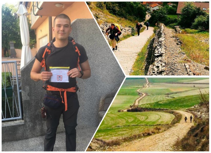 &quot;Sretno Antunek“:  Krenuo na hodočašće u Camino de Santiago i sa sobom nosi – Varaždin!