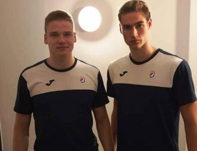 Dominik Novak (lijevo) i Tomislav Špruk su u sastavu hrvatske juniorske reprezentacije na SP-u u Španjolskoj