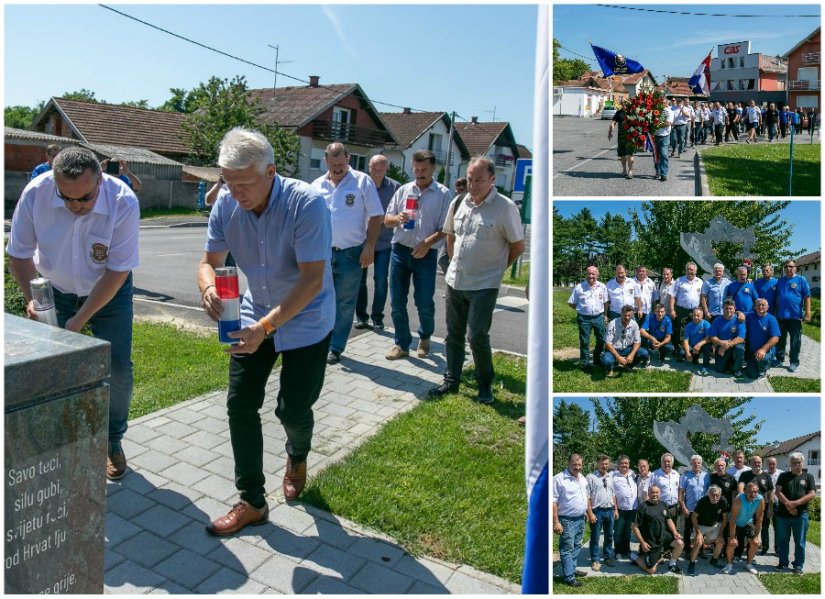 Branitelji posjetili Općinu Sračinec i odali počast poginulim prijateljima