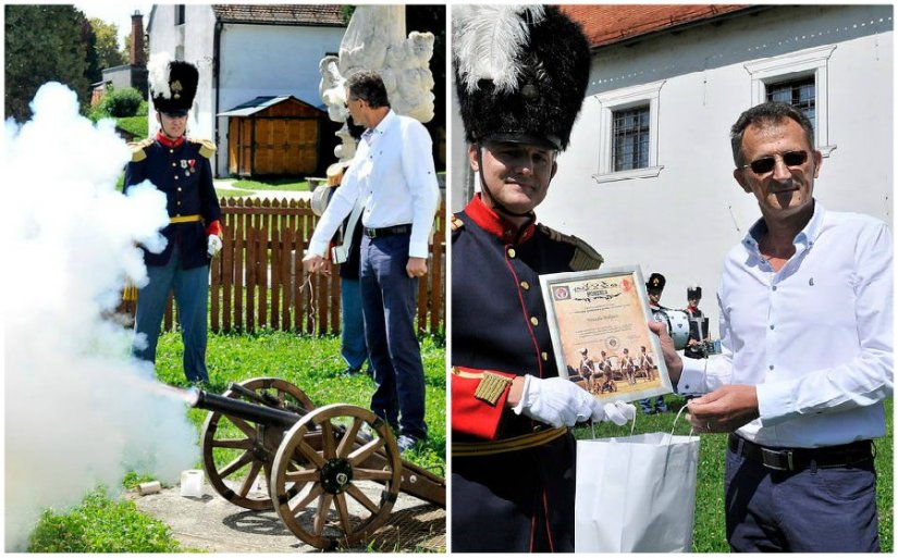 FOTO: Ravnatelj SC-a Nenad Milijaš postao topnikom Varaždinske građanske garde