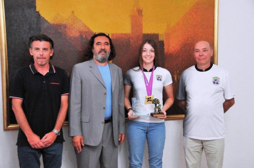 VIDEO: Gradonačelnik održao prijam za svjetsku prvakinju Amandu Mlinarić