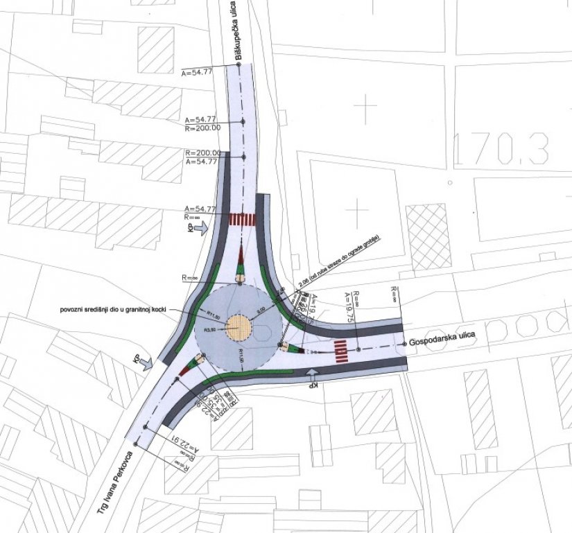 Za desetak dana najavljen je početak rekonstrukcije raskrižja i izgradnja rotora u Biškupcu