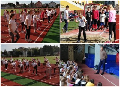 Učenici V. OŠ Varaždin obilježili Olimpijski dan: učili o atletici, vježbali i otkrili tko su dobri uzori