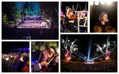 FOTO: Izniman interes za koncert na Dravi koji je započeo vatrometom, no...