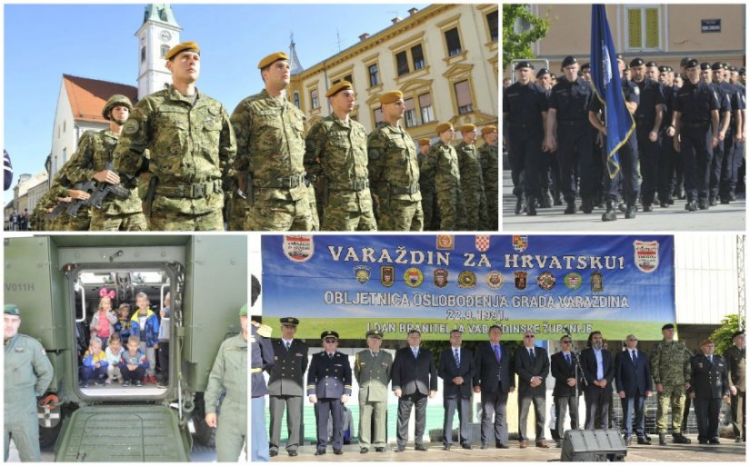 FOTO: Svečanim mimohodom obilježen Dan oslobođenja Varaždina i Dan branitelja Varaždinske županije