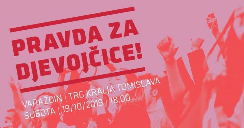 Prosvjed &quot;Pravda za djevojčice&quot; u subotu i u Varaždinu: pobuna protiv sustava koji nasilje ne kažnjava