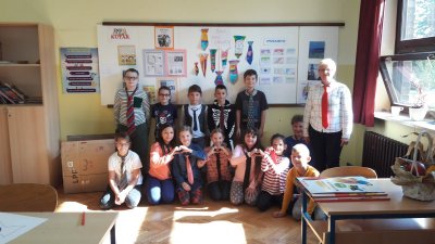 U Osnovnoj školi Vidovec obilježen Dan kravate kao izvorno hrvatskog proizvoda
