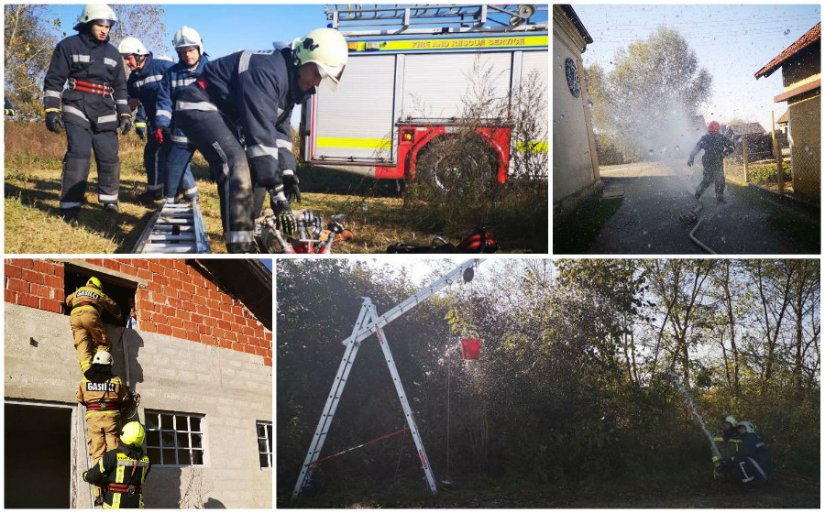 FOTO: Vatrogasci iz Svetog Đurđa najbrže ukrotili &quot;Dravskog zmaja&quot;