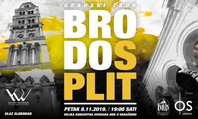 U petak se u koncertnoj dvorani HNK-a održava koncert Gradskog zbora Brodosplit