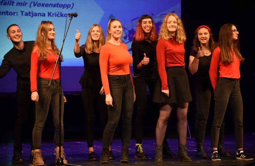 FOTO Srednjoškolci iz cijele Hrvatske u kazalištu pokazali kako se glumi i pjeva na njemačkom jeziku