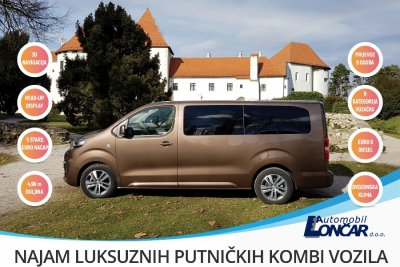Automobil Lončar: Nudi se široka ponuda najma luksuznih putničkih kombi vozila