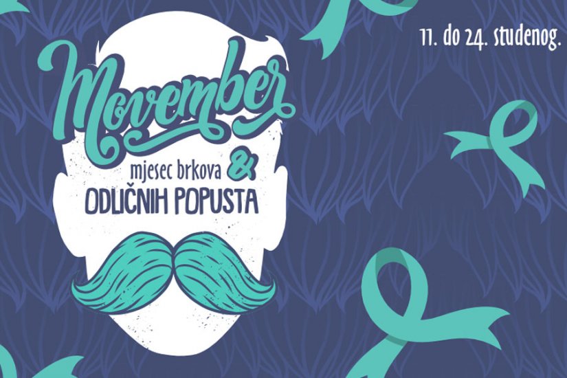 Movember popusti u Trgovačkom centru Lumini