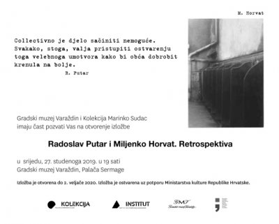 VIDEO: Izložba &quot;Radoslav Putar i Miljenko Horvat. Retrospektiva&quot; u palači Sermage