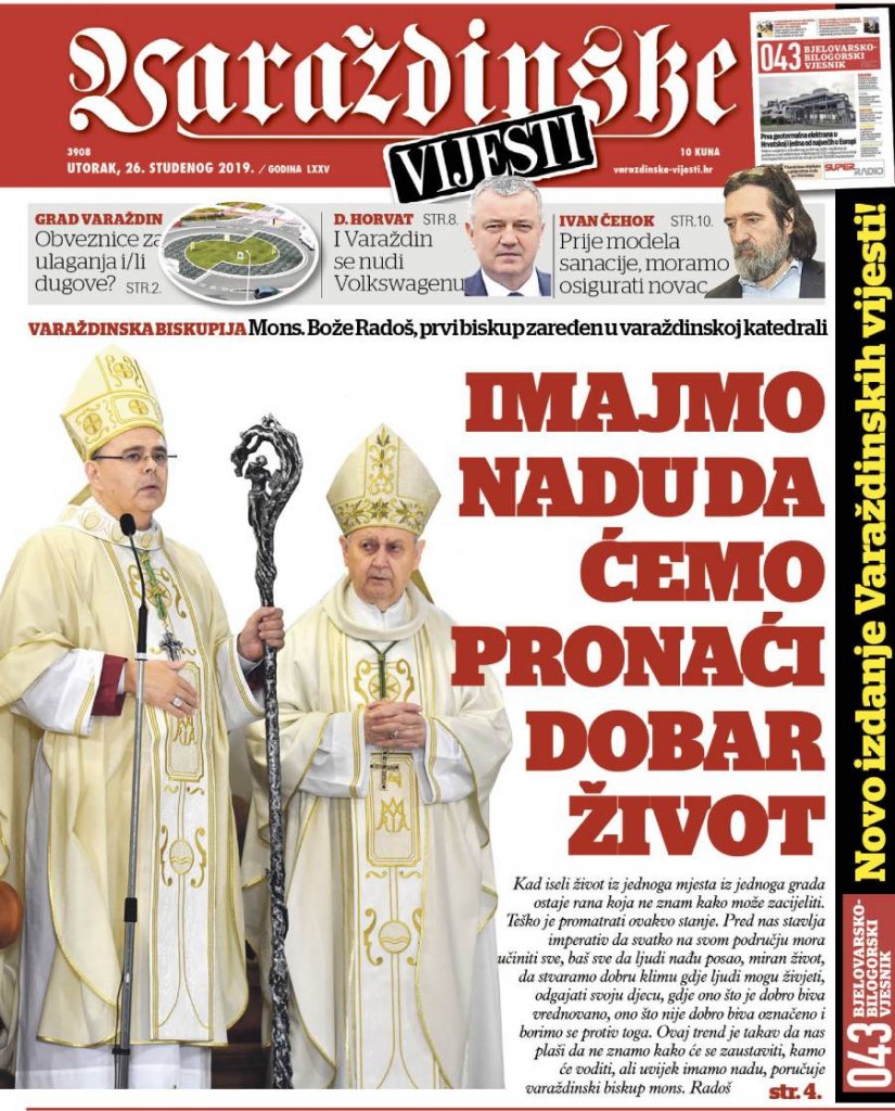 U novom broju Varaždinskih vijesti pročitajte...