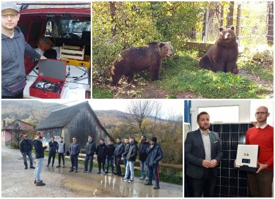 FOTO Učenici Elektrostrojarske škole medvjedićima u Kutarevu nedaleko Otočca osigurali struju