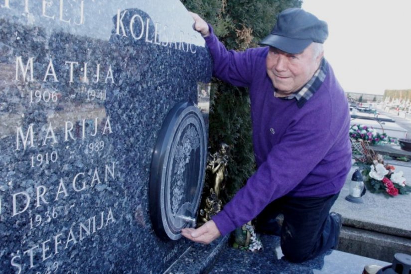 Na nadgrobnom spomeniku dao isklesati dio bačve i ugraditi pipu!