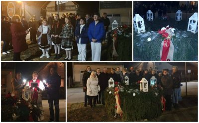 FOTO: Blagdanskim okupljanjem i paljenjem prve svijeće mještani Tužna započeli advent