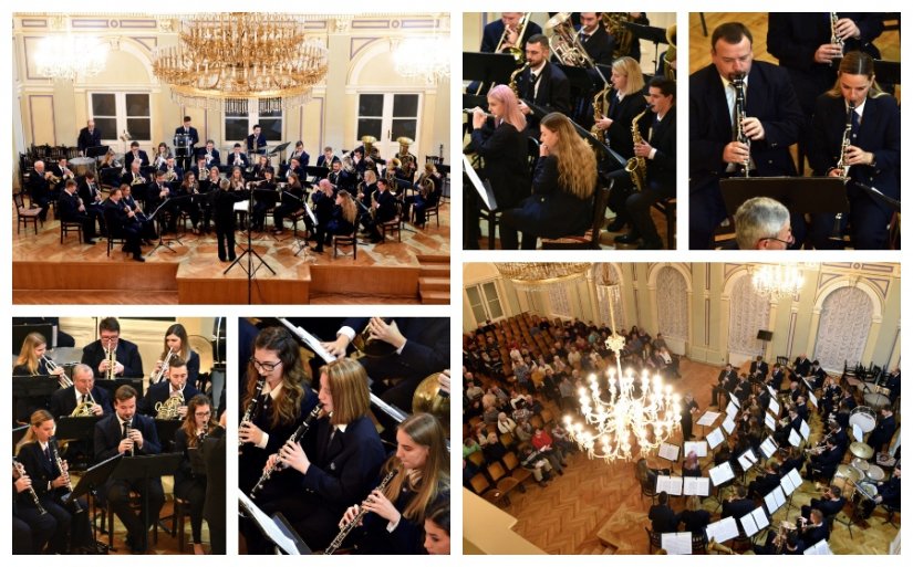 FOTO: Godišnji koncert Gradskog puhačkog orkestra HŽ u varaždinskom HNK