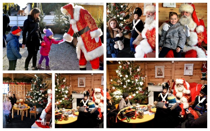 FOTO: U kućici na Starom gradu Djed Božićnjak uveseljavao mališane