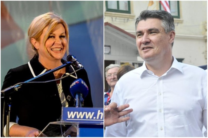 Kolinda Grabar Kitarović i Zoran Milanović