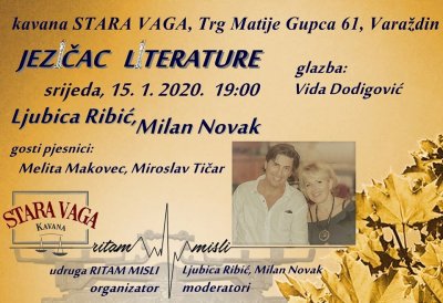 Udruga Ritam misli: Jezičac literature ove srijede u kavani Stara vaga