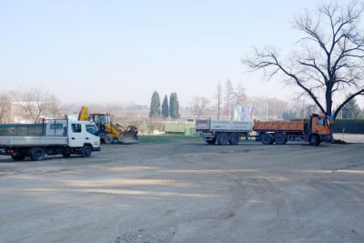 Ludbreg: U tijeku radovi na uređenju parkirališta i pristupne ceste kod NK Podravina