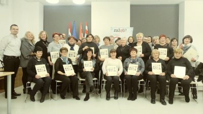 Zaposli - educiraj - pomozi: Diplome za 25 gerontodomaćica županijskog Crvenog križa