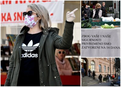 FOTO Varaždinske ulice poluprazne, nose se zaštitne maske, a neki već stavili ključ u brave