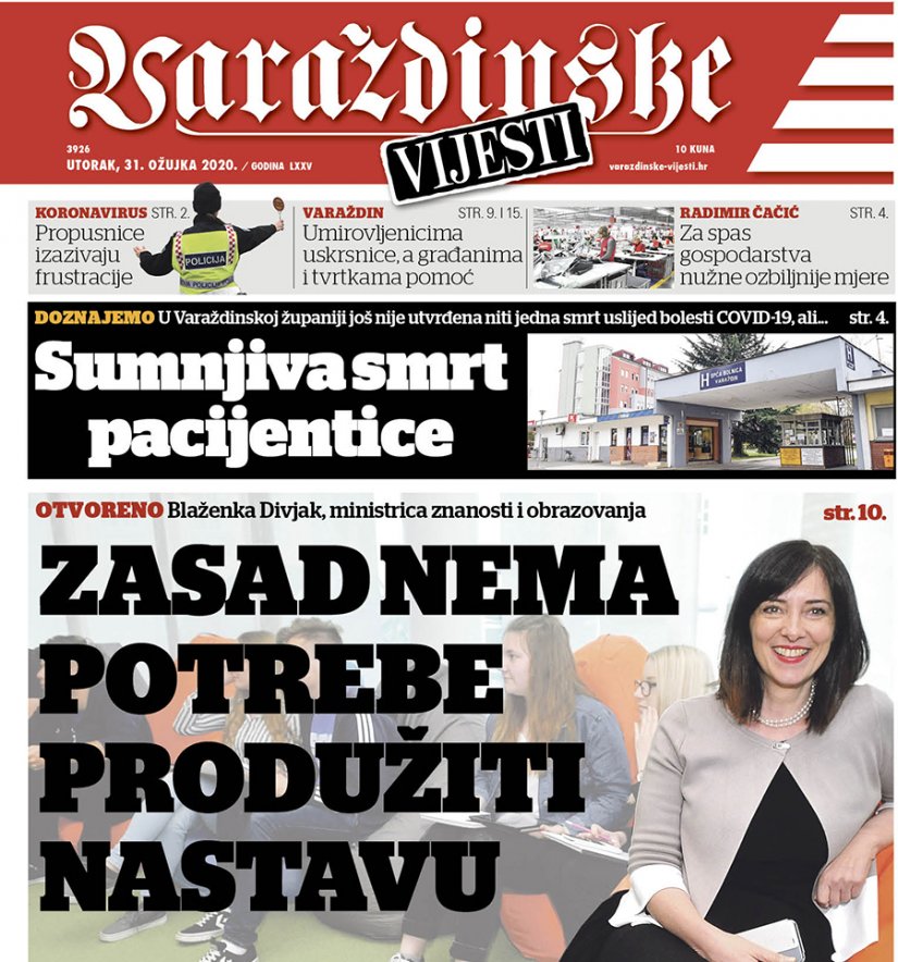 U novom broju Varaždinskih vijesti pročitajte...