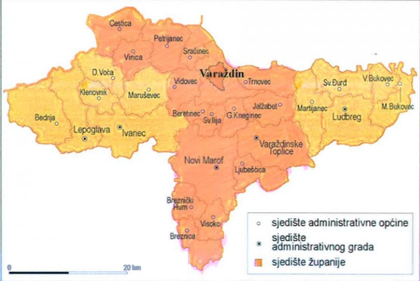 Ivanečko područje slobodnog kretanja: Maruševec, Bednja, Klenovnik, D. Voća, Ivanec i Lepoglava