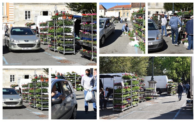 Od danas na varaždinskom placu organizirana i drive-in tržnica prvotno kao pomoć cvjećarima