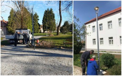 Završila prva faza uređenja: U središnjem lepoglavskom parku postavljena nova rasvjeta