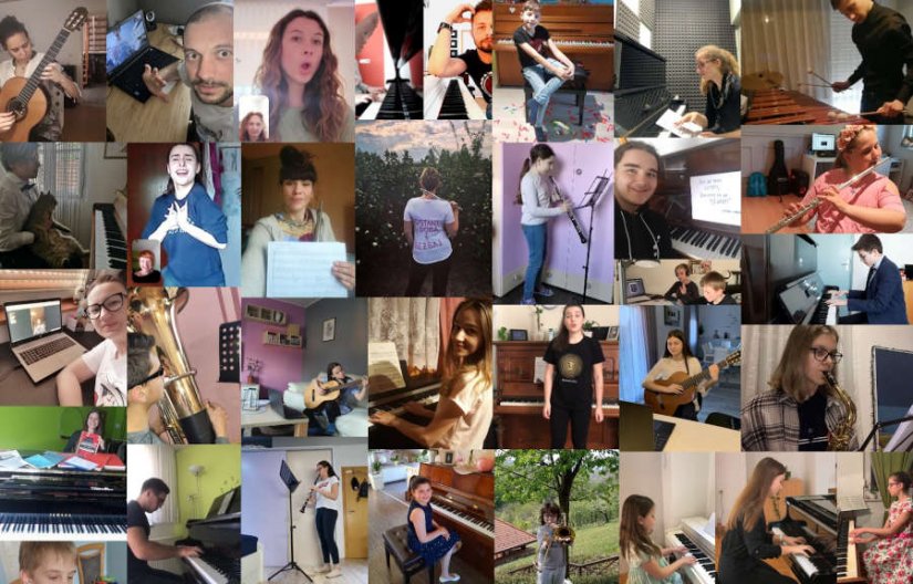 VIDEO: Učenici Glazbene škole u Varaždinu pokazali kako je to kad glazbenu školu pohađaš kod kuće