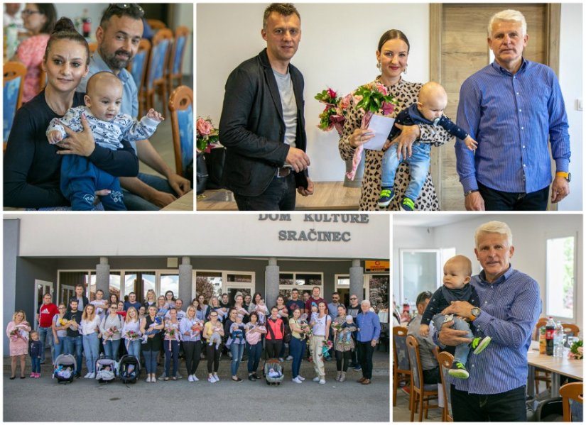 FOTO U Sračincu ponovno sve puno beba: od početka godine rođeno 30 djece, roditeljima darovi