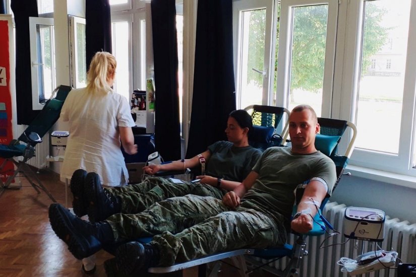 Akcije darivanja krvi u općinama Cestica, Vinica i vojarni 7. gardijske brigade „Puma“