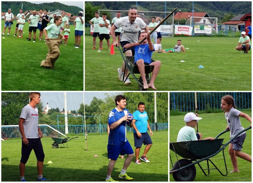 FOTO Zabava i smijeh na 8. Selskim igrama u Tuhovcu: &quot;Civilni stožer RH&quot; najbolji u skakanju u vreći!