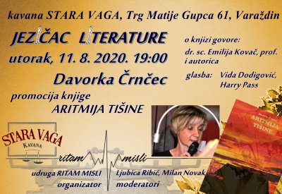 U kavani Stara vaga još jedan Jezičac literature u organizaciji Udruge Ritam misli