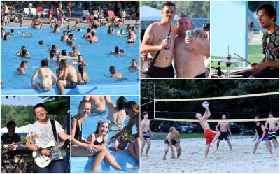 FOTO: Osvježenje od vrućine mnogi pronašli na Dravskim bazenima