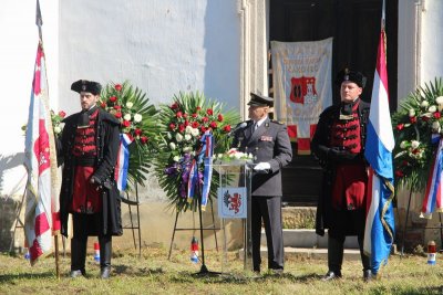 MEĐIMURJE Ispred Mauzoleja Zrinskih u Šenkovcu obilježena 454. obljetnica Sigetske bitke