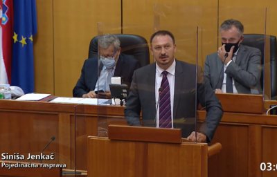 VIDEO Siniša Jenkač u Saboru podržao izmjene Zakona o šumama